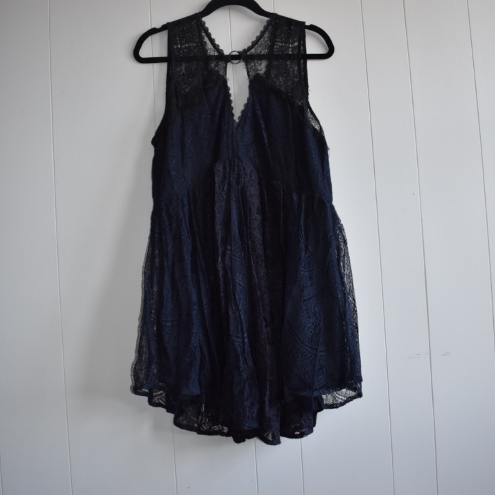 💕SOLD💕 Large NWOT Don't You Dare Navy Blue Dress